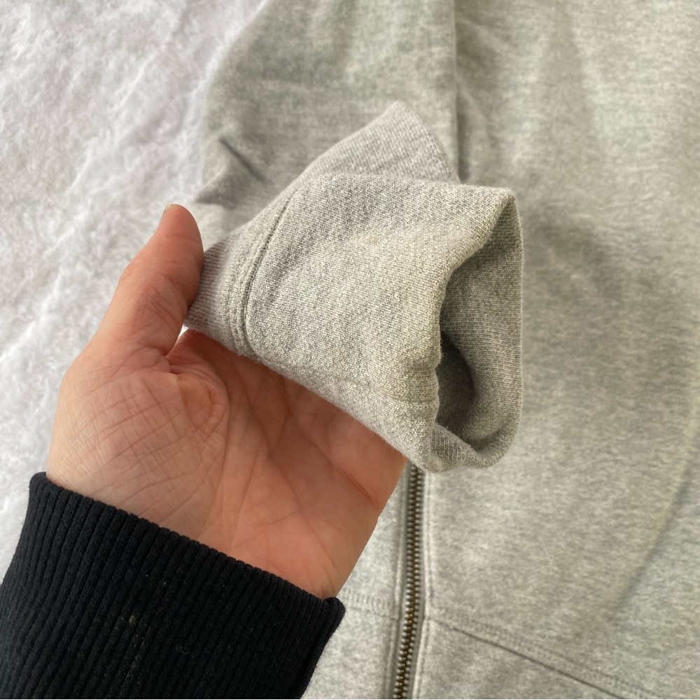 Athleta Gray Side Zip Pullover Sweater Sweatshirt - image 3